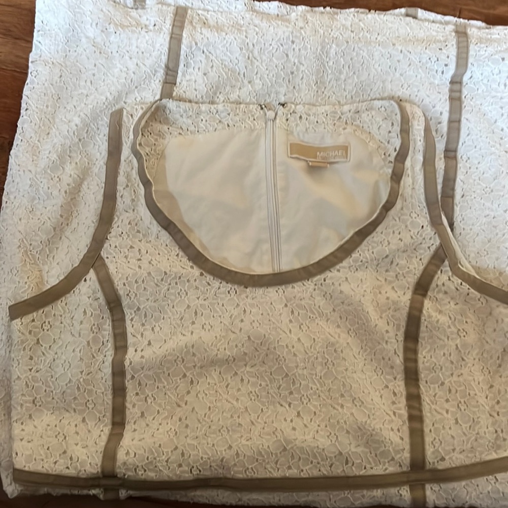 White dress Michael Kors